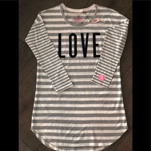 NEW Victoria’s Secret LOVE long sleeve sleepshirt